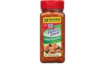 McCormick Perfect Pinch Salad Supreme Mixed Spices Seasoning 8.25 oz Select Pack