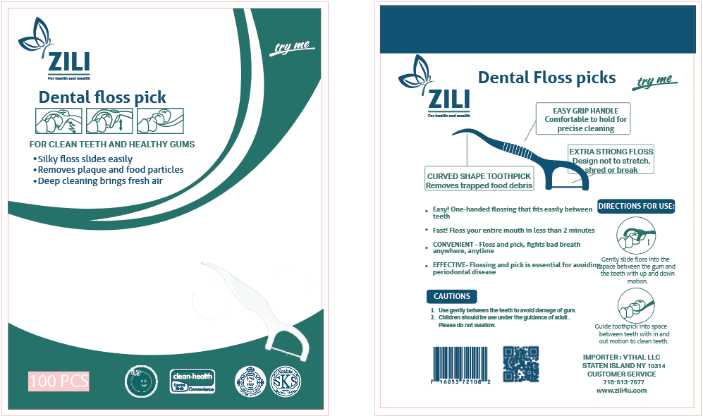 kosher Passover Unflavored Dental Floss Picks, Clean Teeth and Healthy Gums 400p