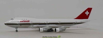 1:400 Phoenix Models Swissair B 747-200 HB-IGA 87337 PH411835 Airplane Model