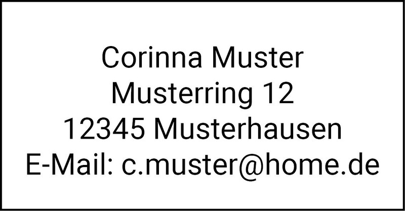 40 Adressaufkleber 48x25 Mm Mit Ihrem Wunschtext Oder Bild Eigener Text Diy Neu