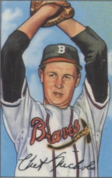 1987 C.C.C. 1952 Bowman Reprints - Chet Nichols #120