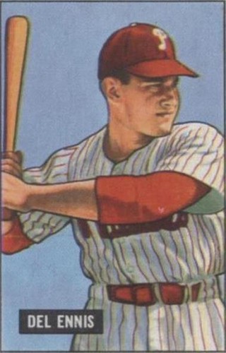 1986 C.C.C. 1951 Bowman Reprints - Del Ennis #4