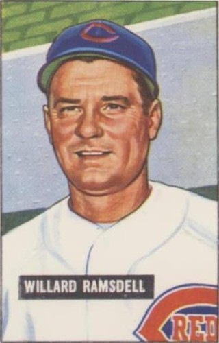 1986 C.C.C. 1951 Bowman Reprints - Willie Ramsdell #251