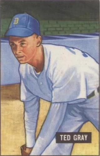 1986 C.C.C. 1951 Bowman Reprints - Ted Gray #178