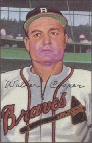 1987 C.C.C. 1952 Bowman Reprints - Walker Cooper #208