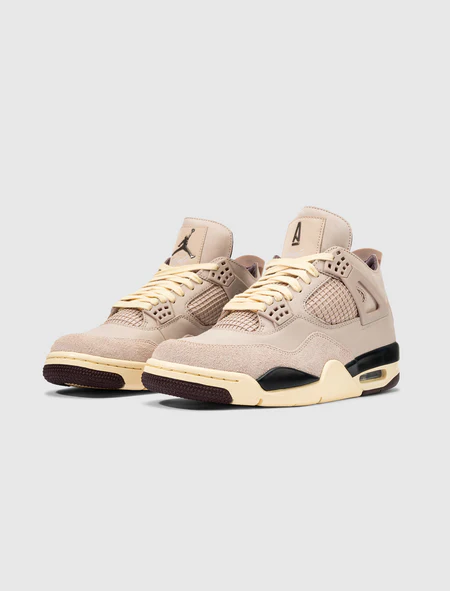 Pre-owned Jordan Size 13.5w / 12m -  4 Retro Og A Ma Maniére While You Were Sleeping In Red