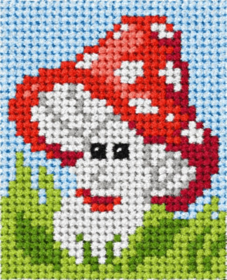 Orchidea Needlepoint Kit: My First Embroidery: Toadstool