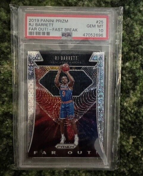 RJ Barrett 2019 Panini Prizm Far Out Fast Break Rookie RC