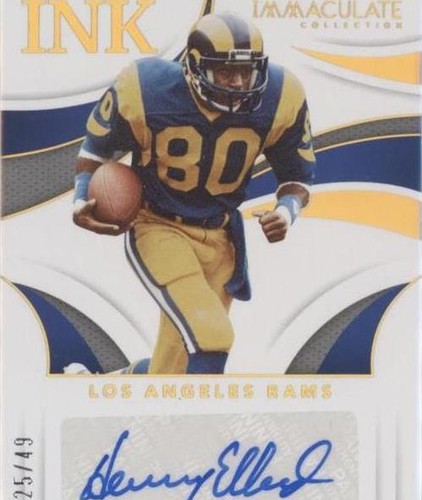 2022 Panini Immaculate Collection Henry Ellard #INK-HEL