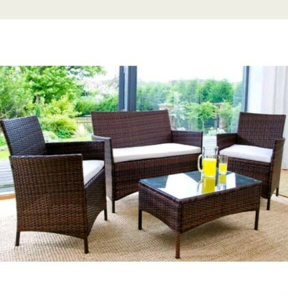 rattan furniture set cube in wakefield, west yorkshire