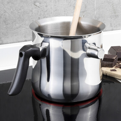Milch - und Simmertopf 1,2 Ltr. doppelwandig Milchtopf