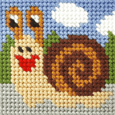 Orchidea Needlepoint Kit: My First Embroidery: Mini: Snail