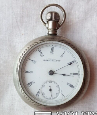 Antique Pocket Watch Waltham Watch Co Mechanical American Open Men