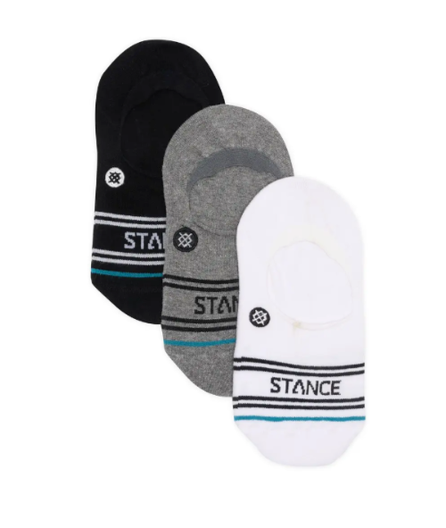 3 пары повседневных носков STANCE Multi No Show из смесового хлопка, МАЛЕНЬКИЕ, M 3–5,5 / W 5–7,5