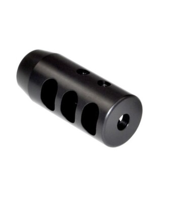 Steel Competition Muzzle Brake 1/2''x28 TPI Thread For 22LR/223/556