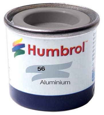 GA1042 AA0610 Humbrol Enamel Paint 14Ml No56 Alu Metallic