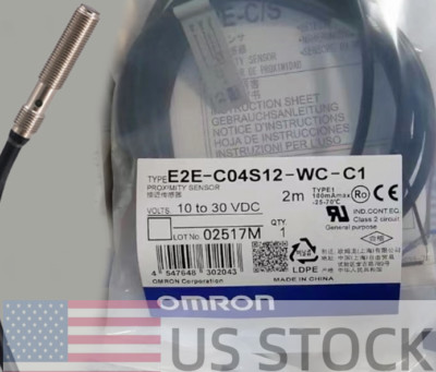 1PC New Omron E2E-C04S12-WC-C1 Proximity Sensor E2EC04S12WCC1 Free Shipping