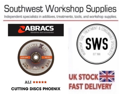 3xNEW 100mm x 7.0mm x 16mm DPC Aluminium Grinding Disc PHOENIX ALI *5starRating*