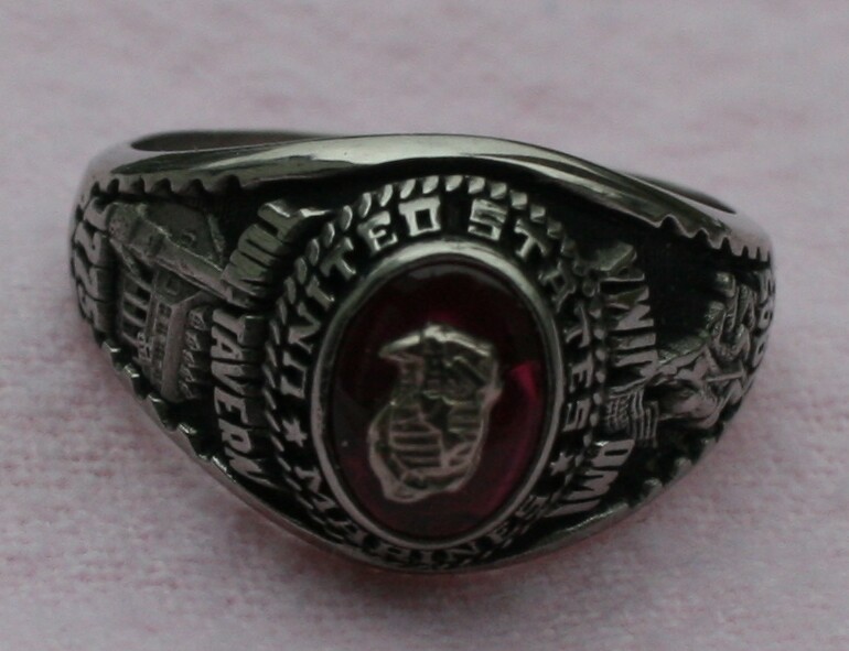 United States Marine Corps USMC Ring Iwo Jima Tun Tavern 7 Jostens LTM
