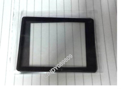 New Outer LCD Screen Display Window Glass + Tape for Sony HX300 Replacement Part
