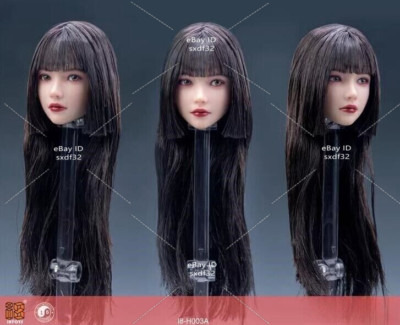 I8Toys 1/6 I8-H003A Beauty Girl Yuki Movable Eye Head Sculpt Fit 12''Figure Body