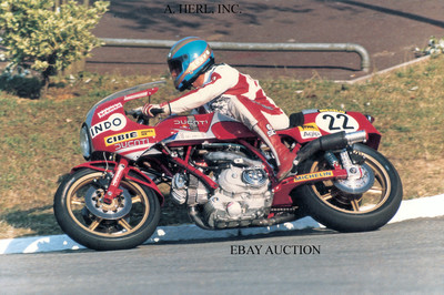 Ducati 900 NCR & Mario Lega - 24 Hours of Montjuich 1979