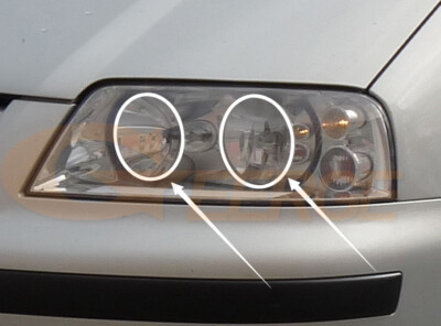 For Volkswagen VW SHARAN 7M Multi Color RGB LED Angel Eyes Kit Bluetooth APP