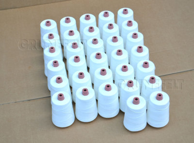 New 32 Cones Polyester White 12/4 Thread Bag Closer Stitcher NP7A Model F AA-6  