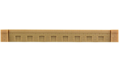 Design Preservation Models ~ O Scale ~ Cornices Modular Wall System 8 Pc ~ 90109