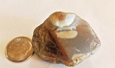 The Cyclops Lake Superior Agate 1 Oz Banding Large Eye Cool Colors
