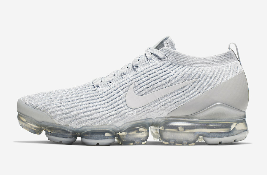 NIKE AIR VAPORMAX FLYKNIT 3 27cm ホワイト Nike Air Vapormax Flykknit 3 White Pure Platinum AJ6900-102