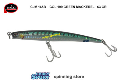 MOLIX CJM 165B SINKING 63 GR COL 199 MX GREEN MACKEREL JIG MINNOW SPINNING MARE