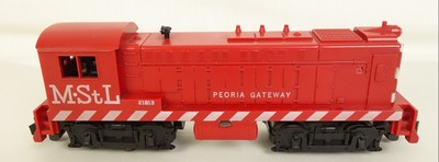 AMERICAN FLYER SET #20193 W/21813 MSTL DIESEL & (3) PASS. CARS-VG+ ORIG!