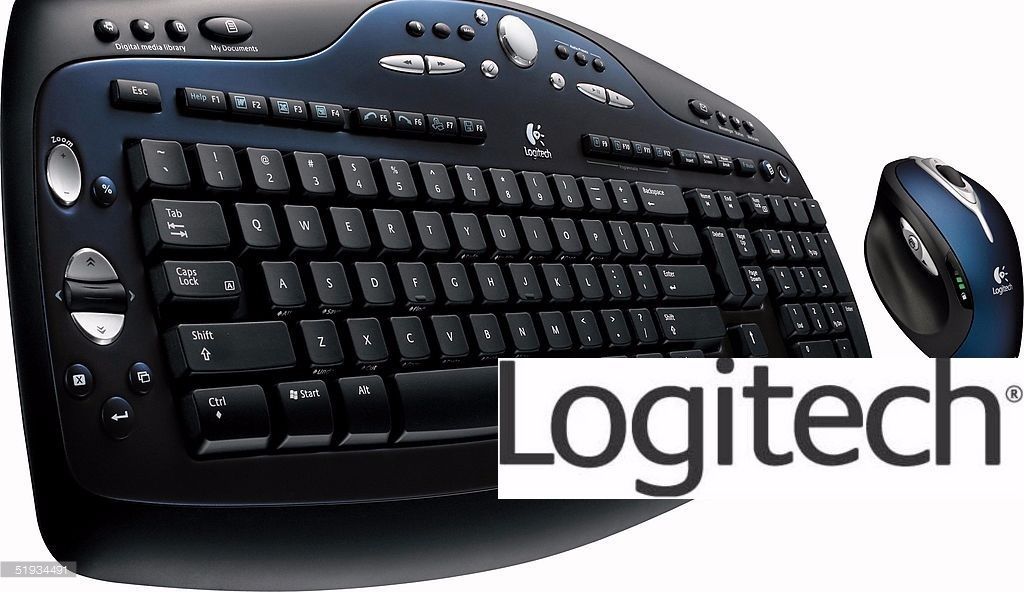 LOGITECH Cordless Desktop® MX™ 3100 keyboard and wireless laser