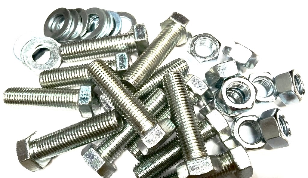 Nut Bolts + Washer Sets Nut Bolt Washer You choose 6mm 8mm or 10mm