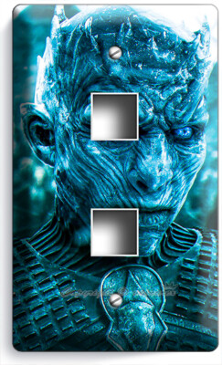 ICE CROWN NIGHT KING LIGHT SWITCH OUTLET WALL COVER PLATES ROOM DORM NERD DECOR