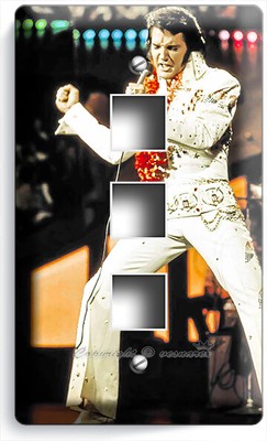 ELVIS PRESLEY ALOHA LIVE CONCERT LIGHT SWITCH OUTLET WALL PLATES ROOM HOME DECOR