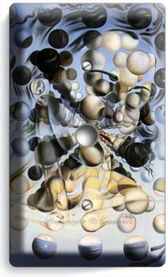 SALVADOR DALI GALATEA OF THE SPHERES LIGHT SWITCH OUTLET WALL PLATE HD ART DECOR