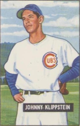 1986 C.C.C. 1951 Bowman Reprints - Johnny Klippstein #248