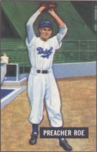 1986 C.C.C. 1951 Bowman Reprints - Preacher Roe #118