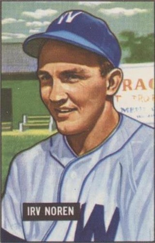 1986 C.C.C. 1951 Bowman Reprints - Irv Noren #241