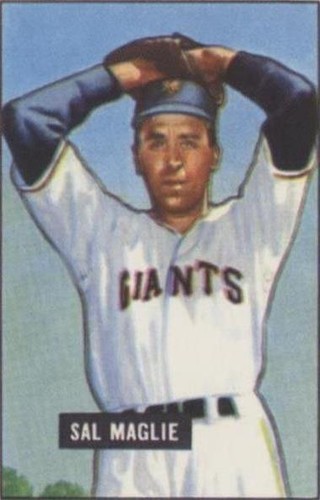 1986 C.C.C. 1951 Bowman Reprints - Sal Maglie #127