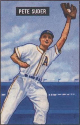 1986 C.C.C. 1951 Bowman Reprints - Pete Suder #154