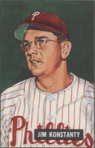 1986 C.C.C. 1951 Bowman Reprints - Jim Konstanty #27