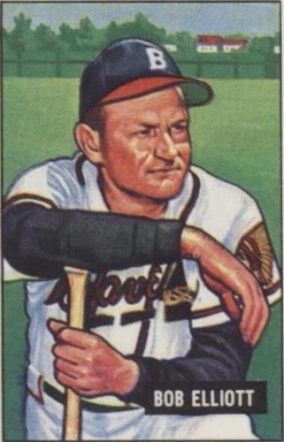 1986 C.C.C. 1951 Bowman Reprints - Bob Elliott #66