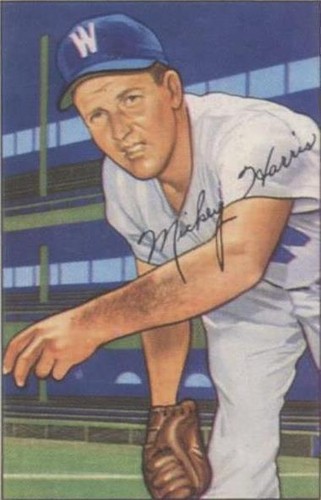 1987 C.C.C. 1952 Bowman Reprints - Mickey Harris #135