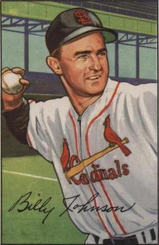 1952 Bowman - Billy Johnson #122