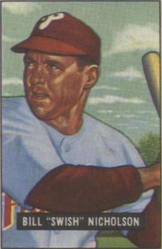1986 C.C.C. 1951 Bowman Reprints - Bill Nicholson #113