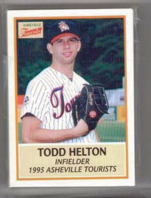 1995 ASHEVILLE TOURISTS UPDATE SET TODD HELTON RC 15 CARDS  COMPLETE  NEW
