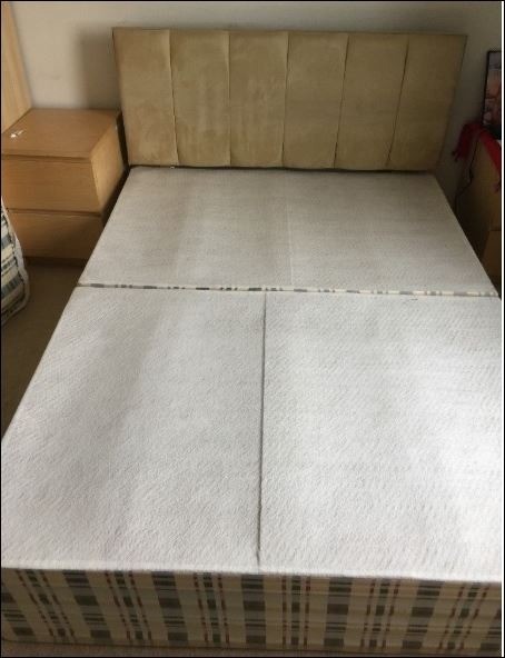 A Double Bed frame with headboard for FREE (Without ...